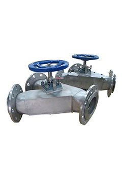 Y type 3 way damper diverter valves