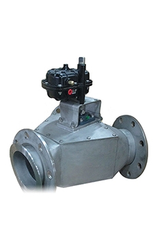 Y type 3 way damper diverter valves