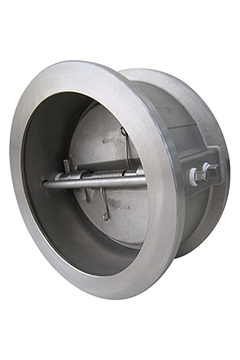 Dual plate wafer check valves