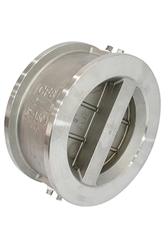 Dual plate wafer check valves