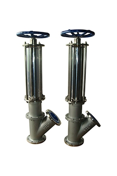 Y type flush bottom tank valves(Rising Disc Type)