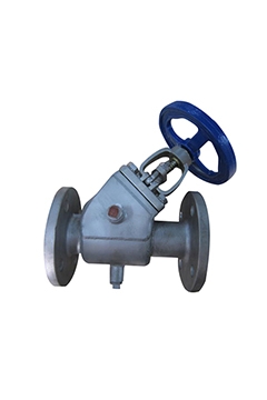 Semi jacket Y type globe valves