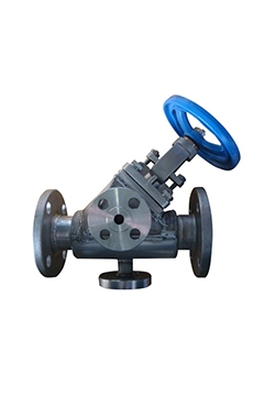 Full jacket Y type globe valves