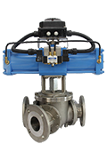 Y type 3 way ball diverter valves