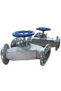 Y type 3 way damper diverter valves