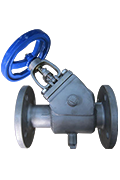 Semi jacket Y type globe valves