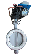 Pneumatic butterfly valves